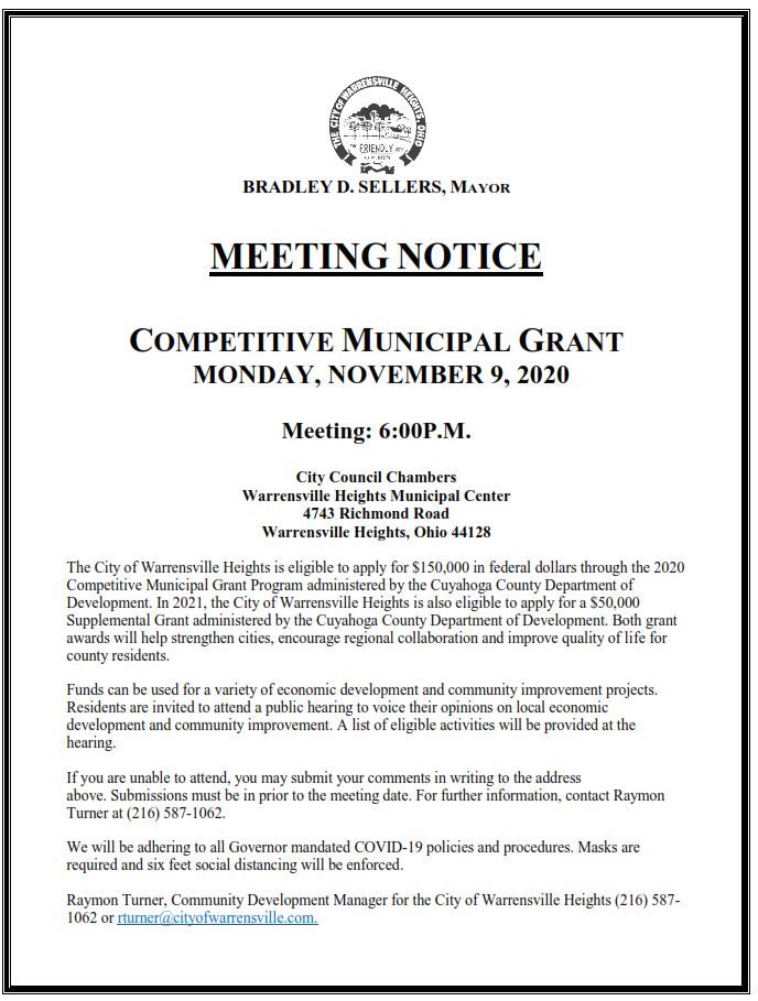 competitive grant snip