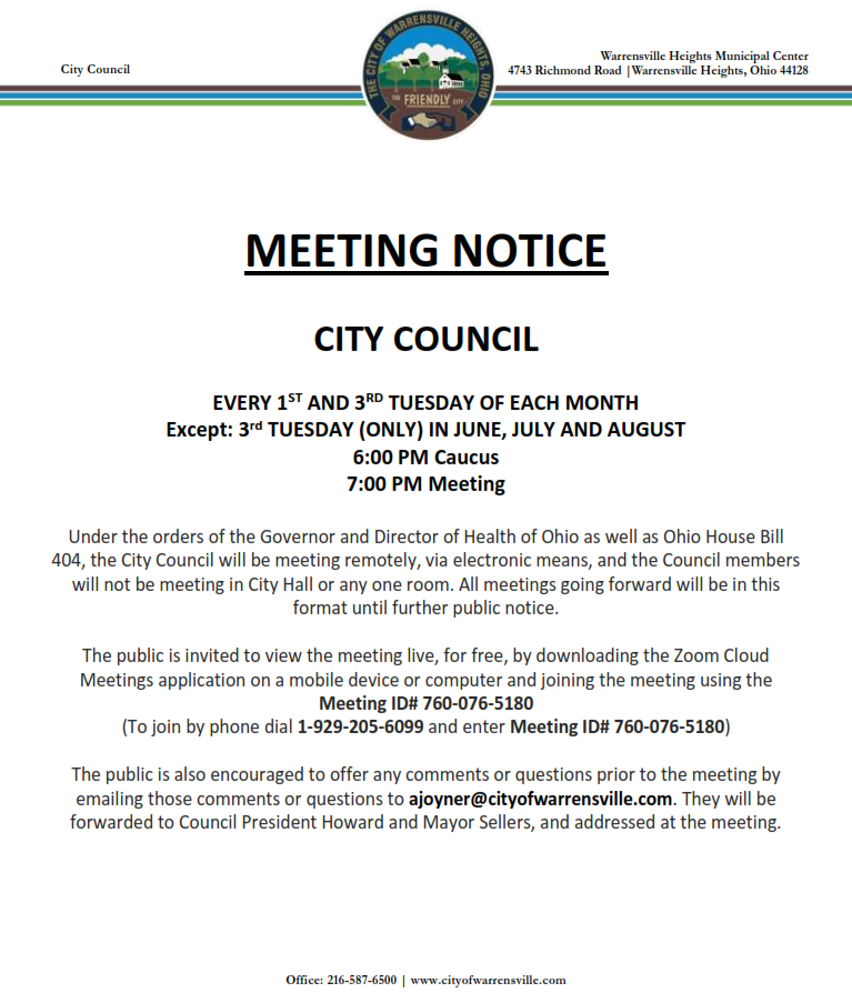 new letterhead council social media